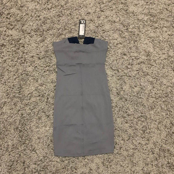 David Lerner strapless tube bodycon two tone mini dress XS - Picture 4 of 4